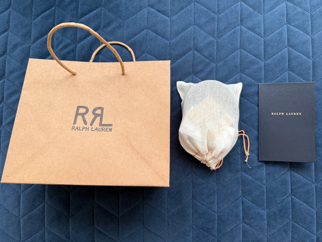 RRL 빈센스 벨트 블랙 32 새상품 상품이미지1