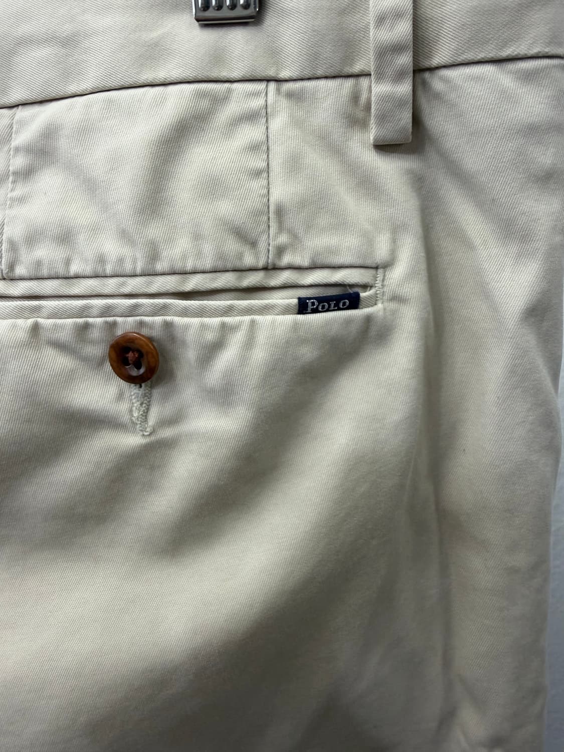 정품) 폴로랄프로렌 신형 남성 베이지색 면바지 36 상품이미지6
