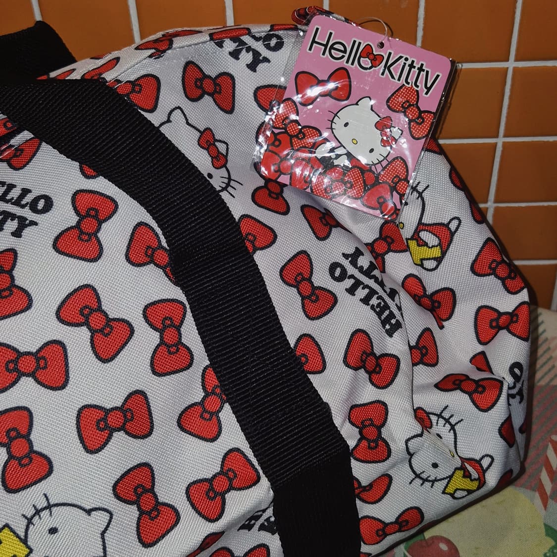 13s 헬로키티 레드 리본 3way 보스턴백 상품이미지8