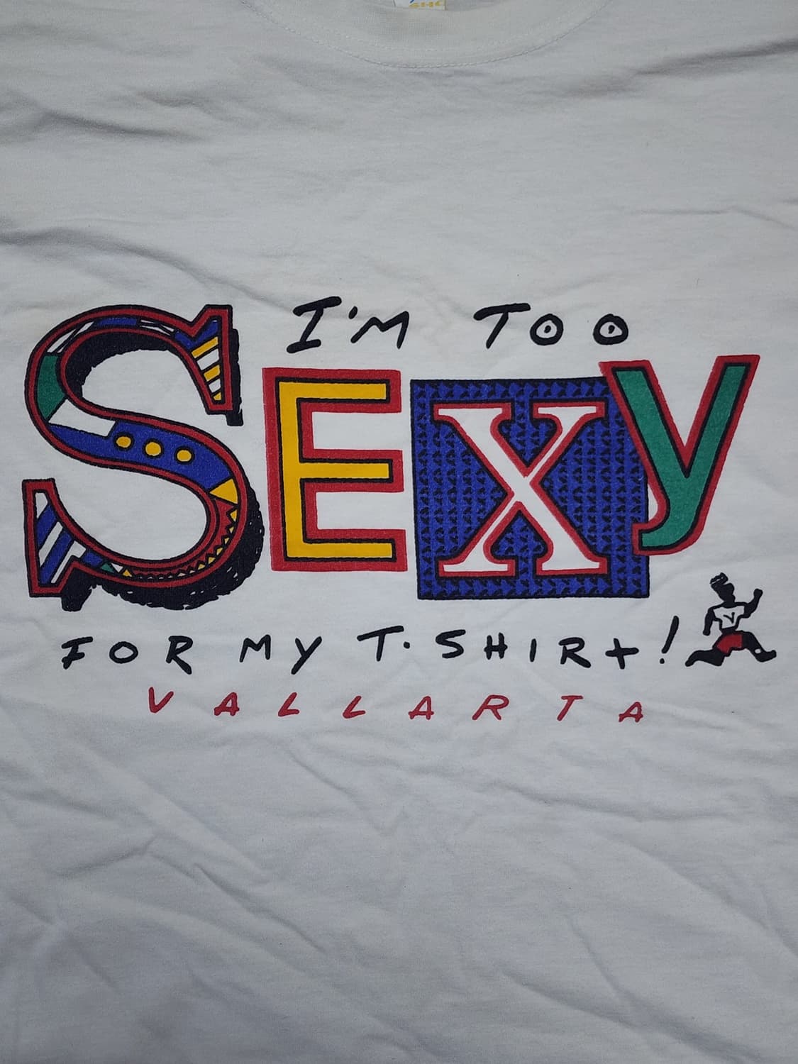 90s Vallarta I'm Too Sexy 빈티지 티셔츠104 상품이미지4