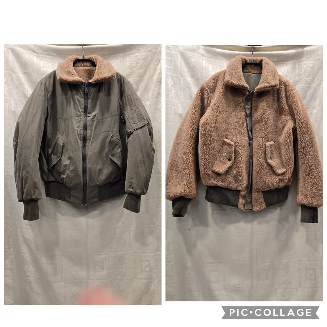 노앙 NOHANT 리버시블 남여공용 블루종 숏점퍼  M (95) 상품이미지1