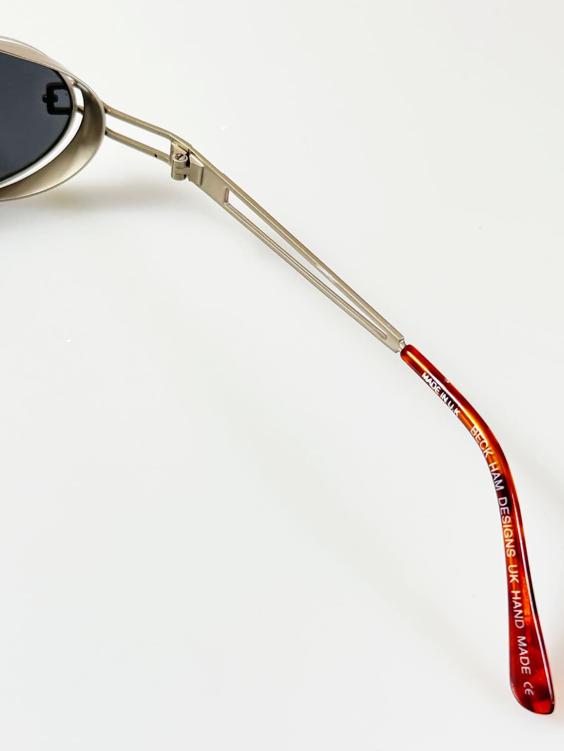 90s MANNU 실버 오벌 메탈 프레임 빈티지 선글라스 상품이미지6