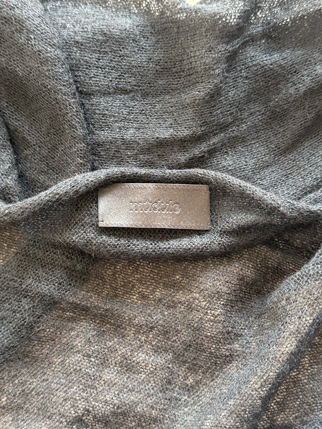 [OS] long scarf black 상품이미지3