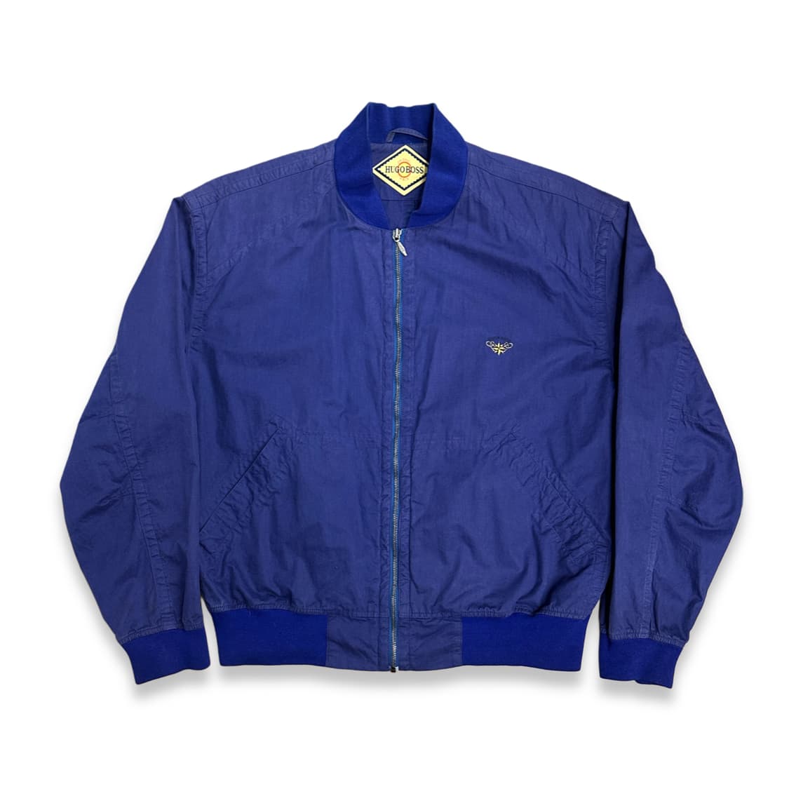 80s HUGO BOSS 페이디드 봄버 자켓 L 상품이미지1