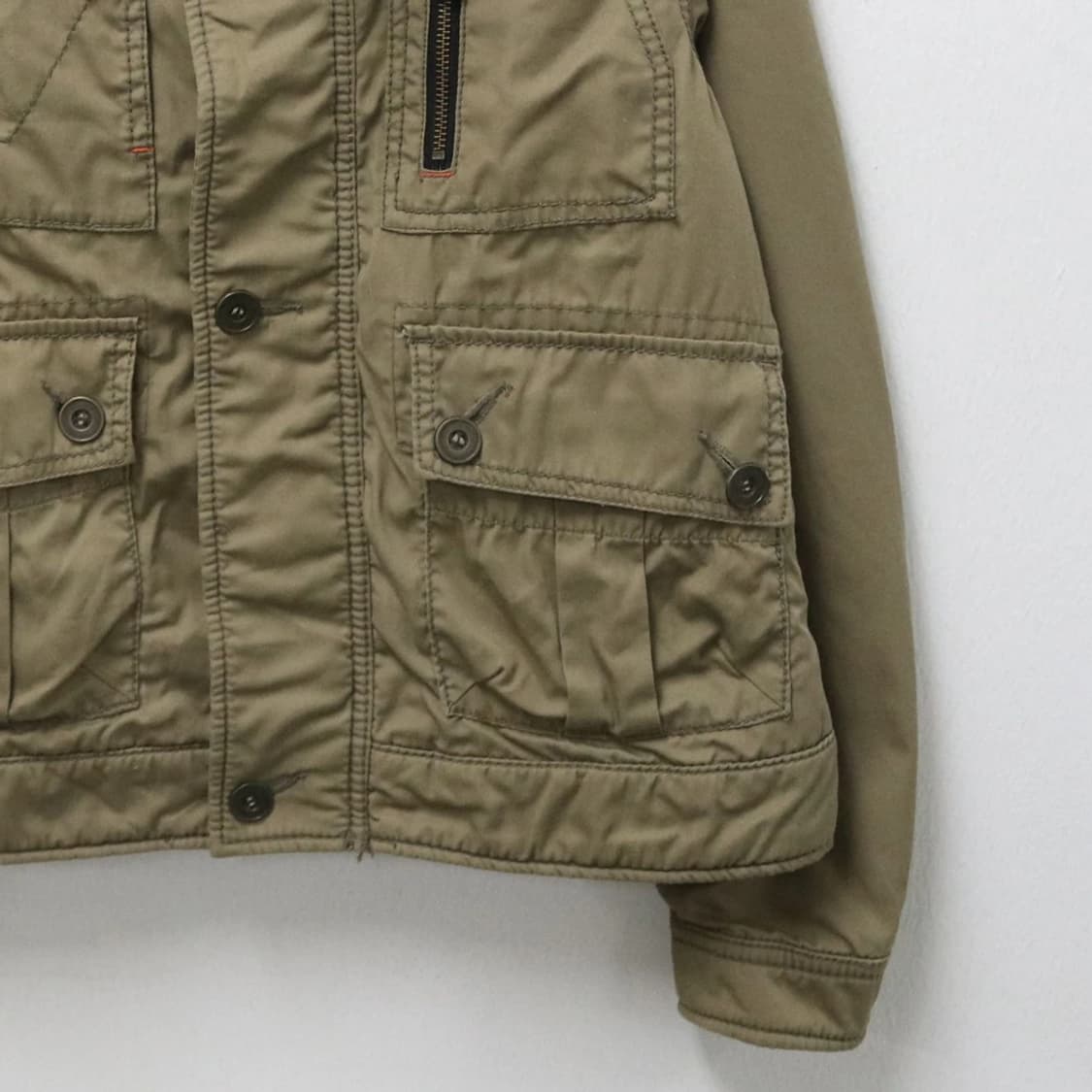 CUBE SUGAR 하이넥 퍼 야상 자켓 64199 상품이미지4