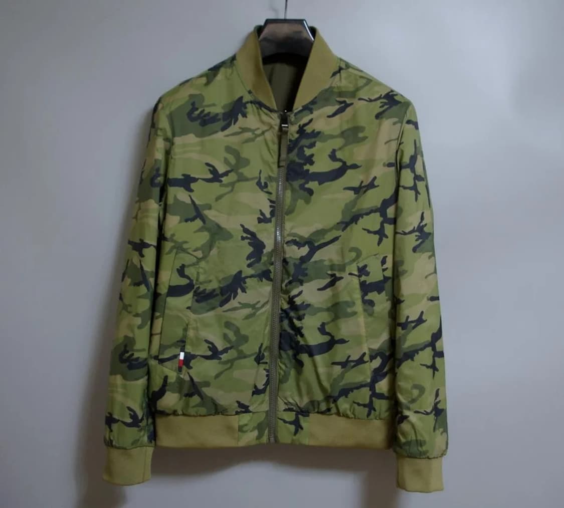 타미힐피거 카모 리버시블 점퍼 L 상품이미지4
