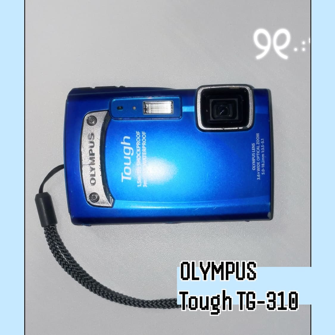 올림푸스 터프 TG-310 방수 빈티지 디카 블루 상품이미지6