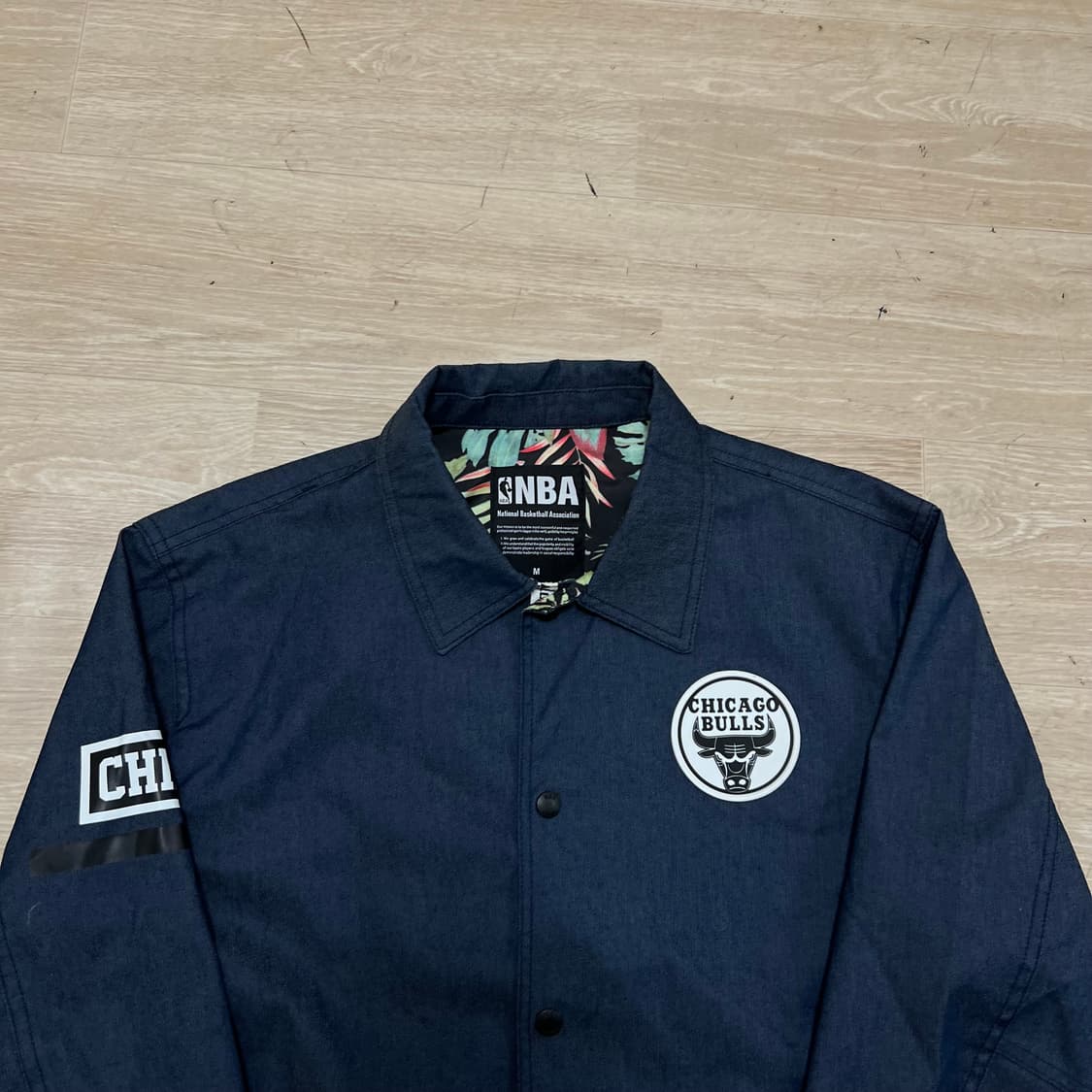 NBA 시카고불스 와펜 코치자켓 [다크 인디고] M/95 상품이미지2
