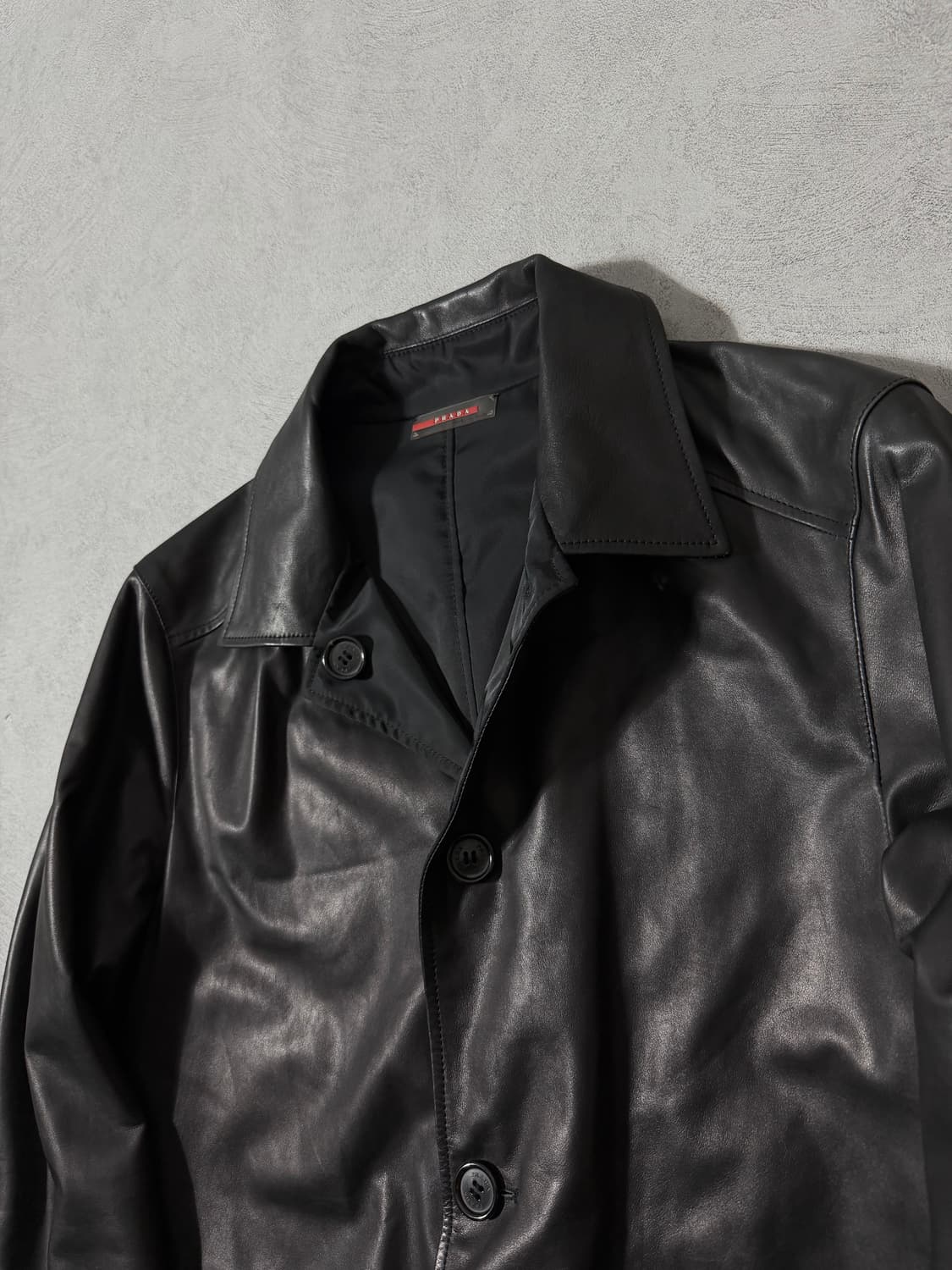 Prada sport leather car coat 상품이미지3