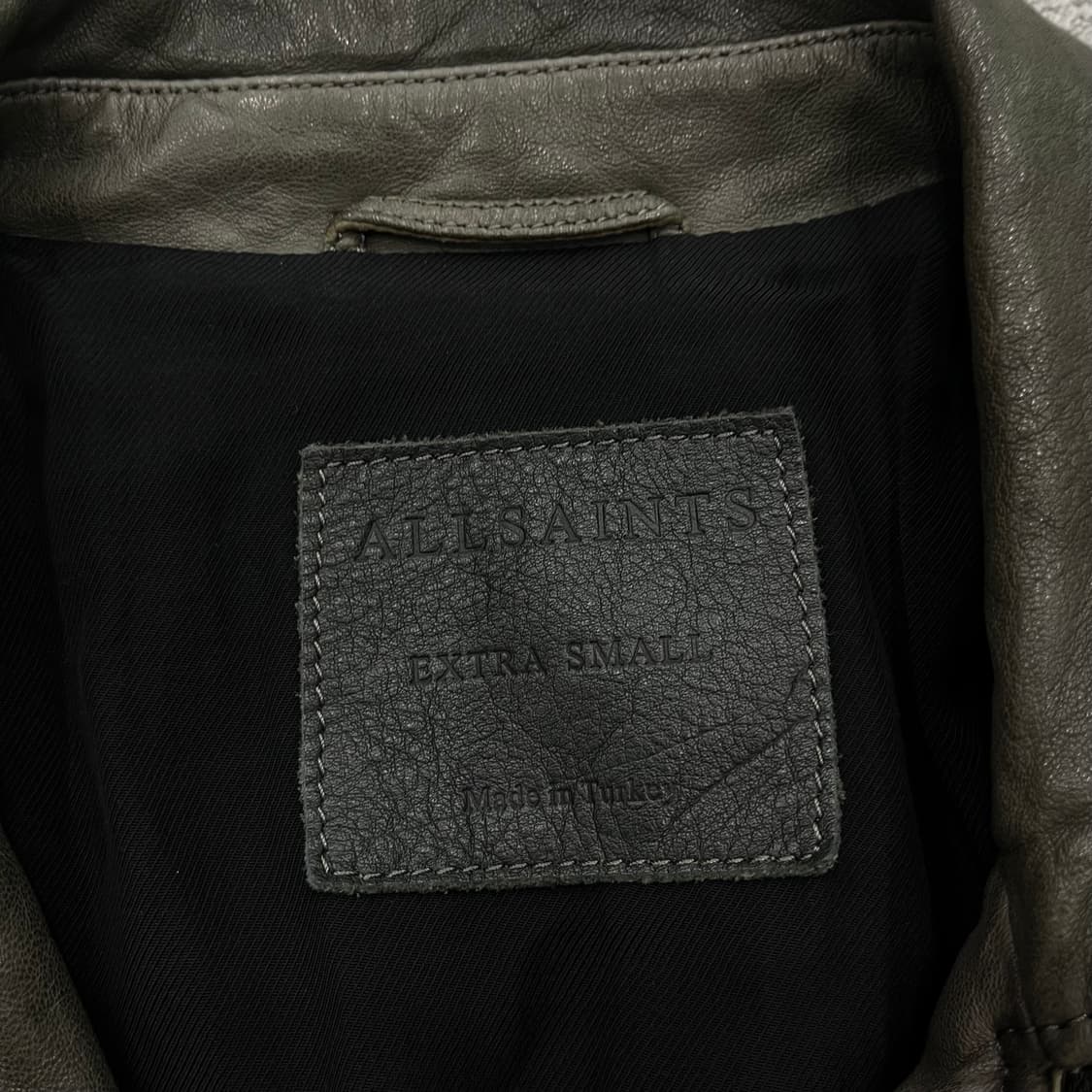 XS 올세인츠 양가죽 라이더 레더 자켓 상품이미지6