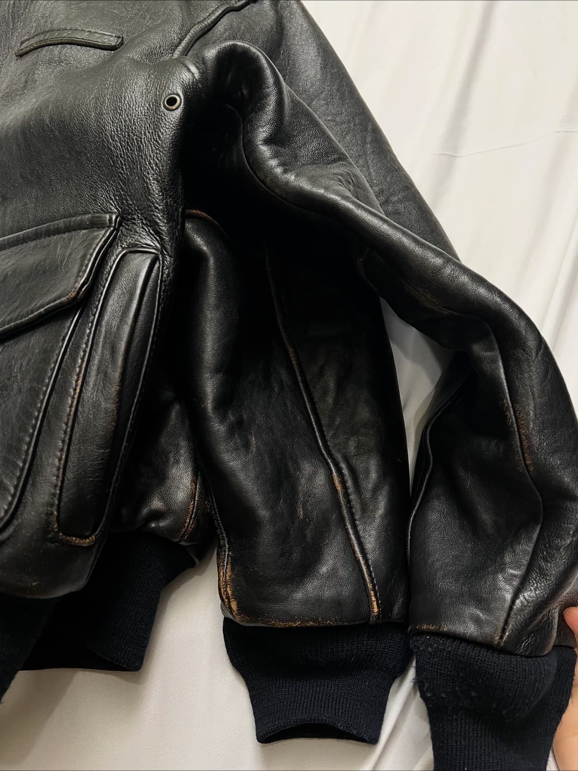 아비렉스 A-2 가죽자켓 상품이미지10