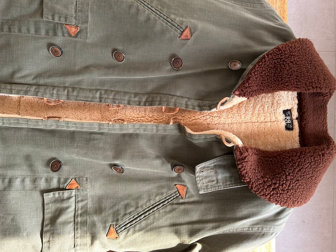RRL 더블알엘 빈티지 밀리터리 더블 블레스티드 코트(양털) 상품이미지2