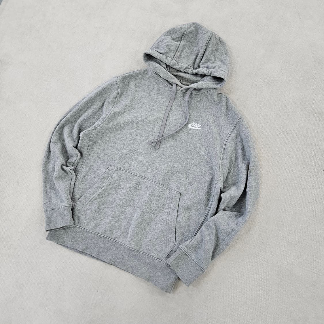 [M] 나이키 스우시 그레이 후드 티셔츠 0121Y1 상품이미지1
