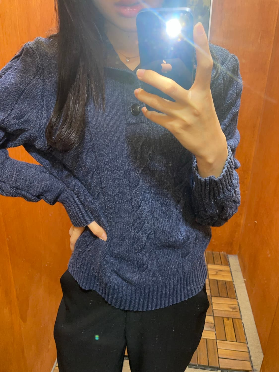 (S) POLO 폴로 랄프로렌 케이블 하이넥 니트  상품이미지2