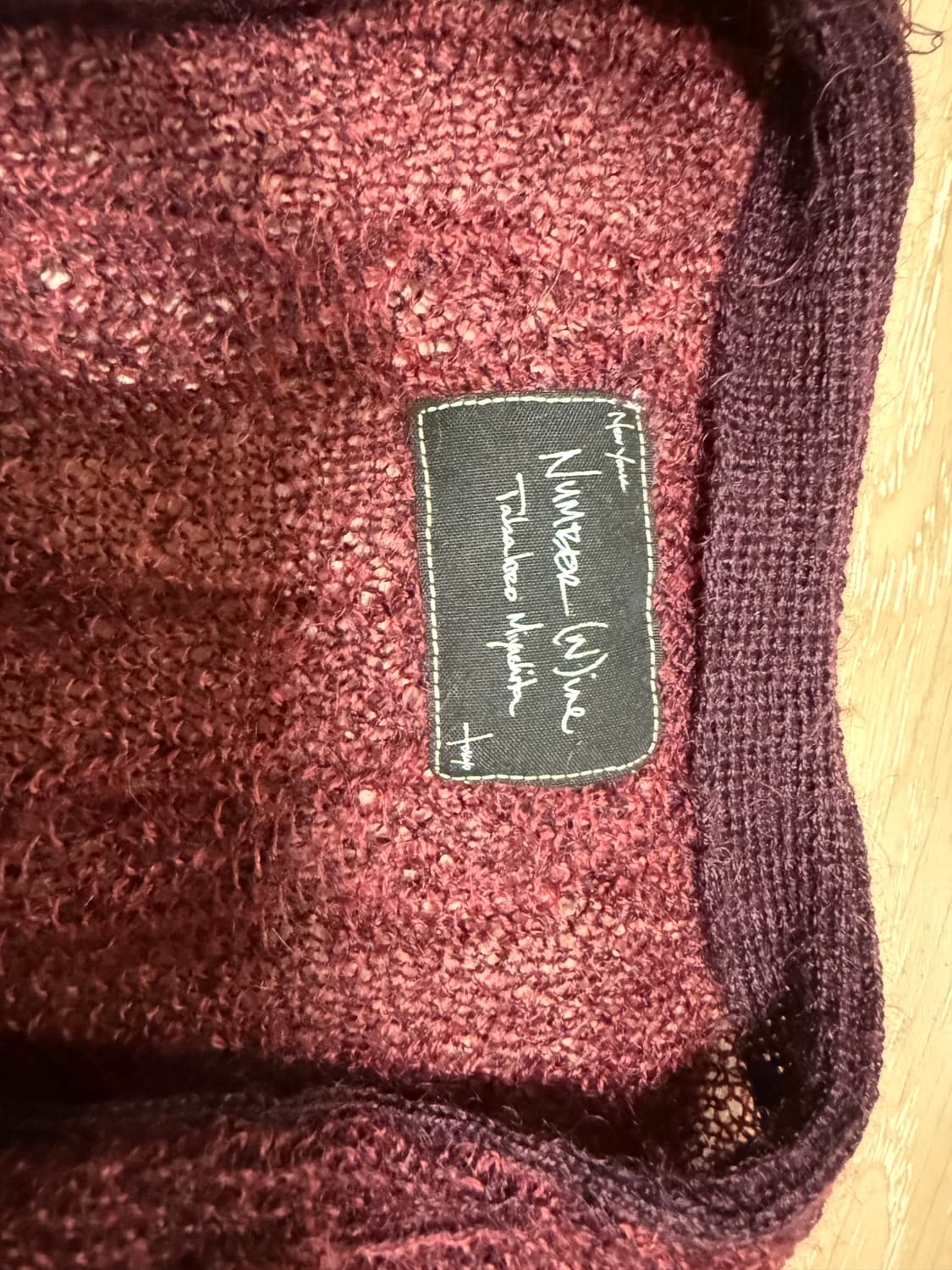 넘버나인 03aw 모헤어 가디건 상품이미지8