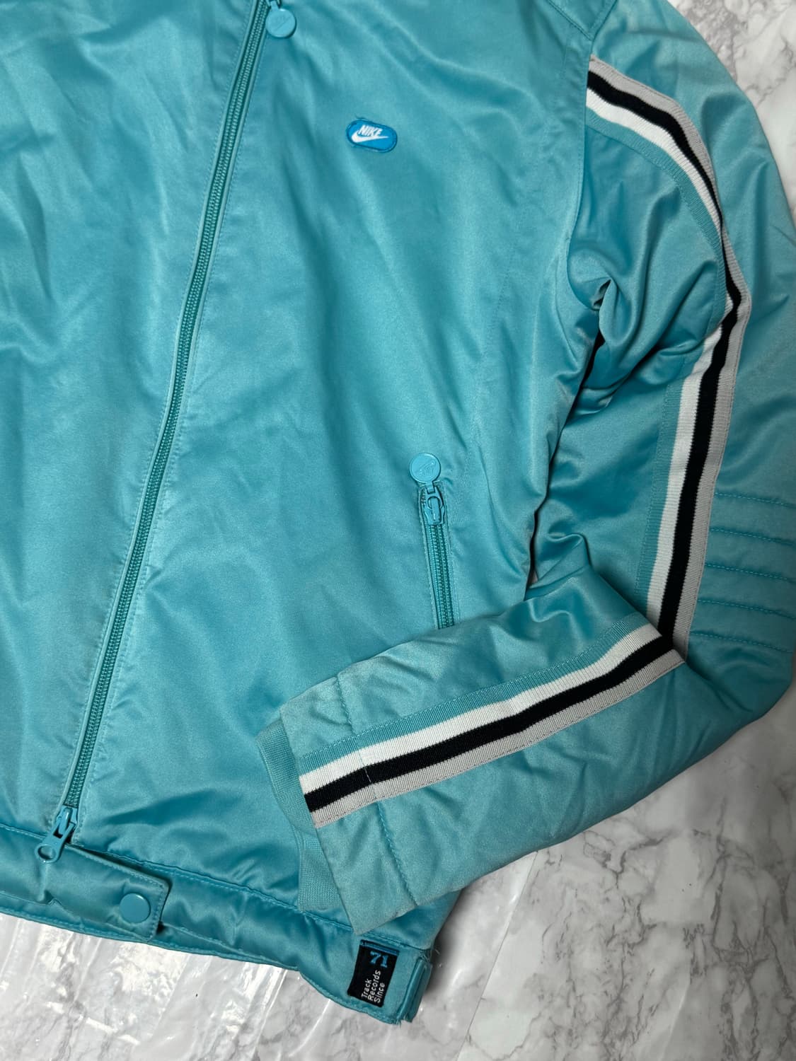 나이키 민트 y2k 올드스쿨 사이드라인 점퍼 자켓 상품이미지4