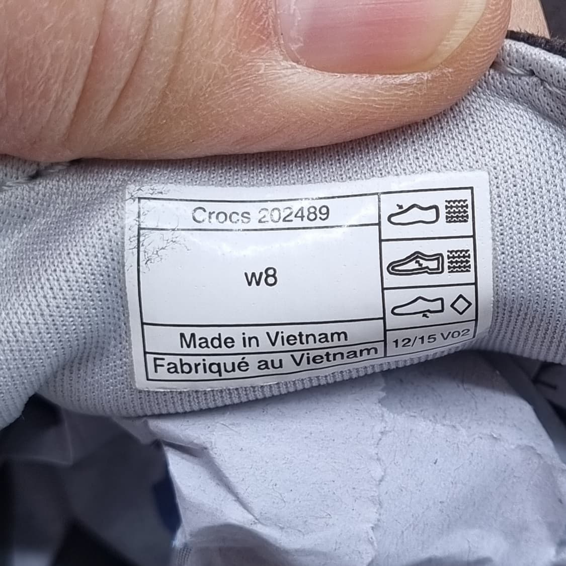 크록스 왈루 슬립온 W8 실사이즈 240 상품이미지6