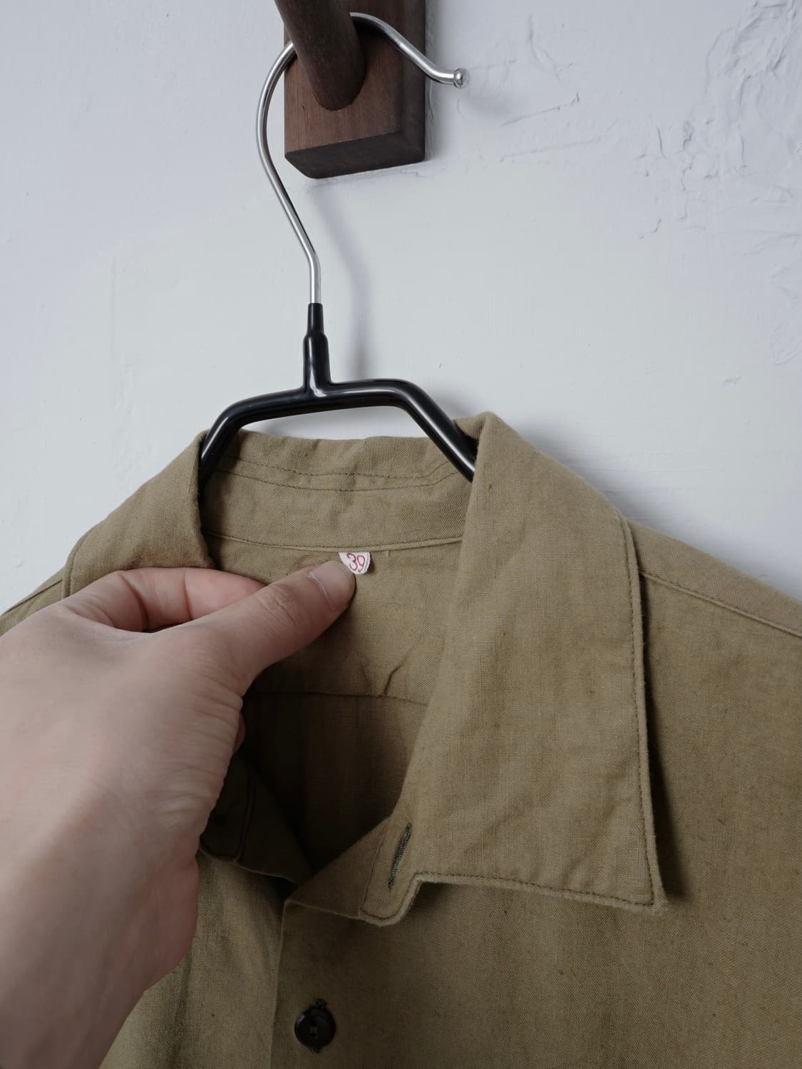 1960s 헝가리 밀리터리 셔츠 상품이미지5