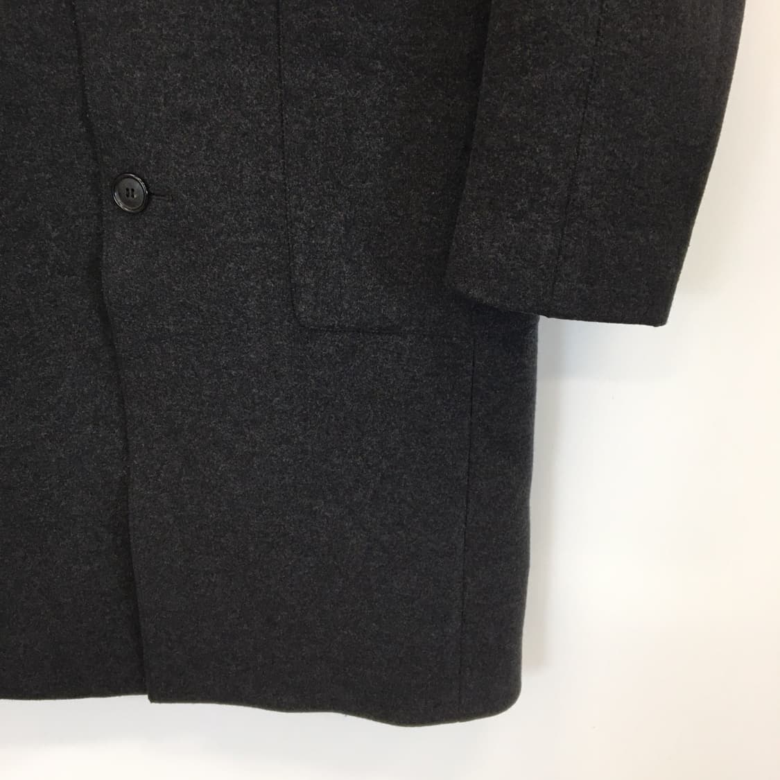 시스템옴므 헤어리 울 체스터코트 100 상품이미지3