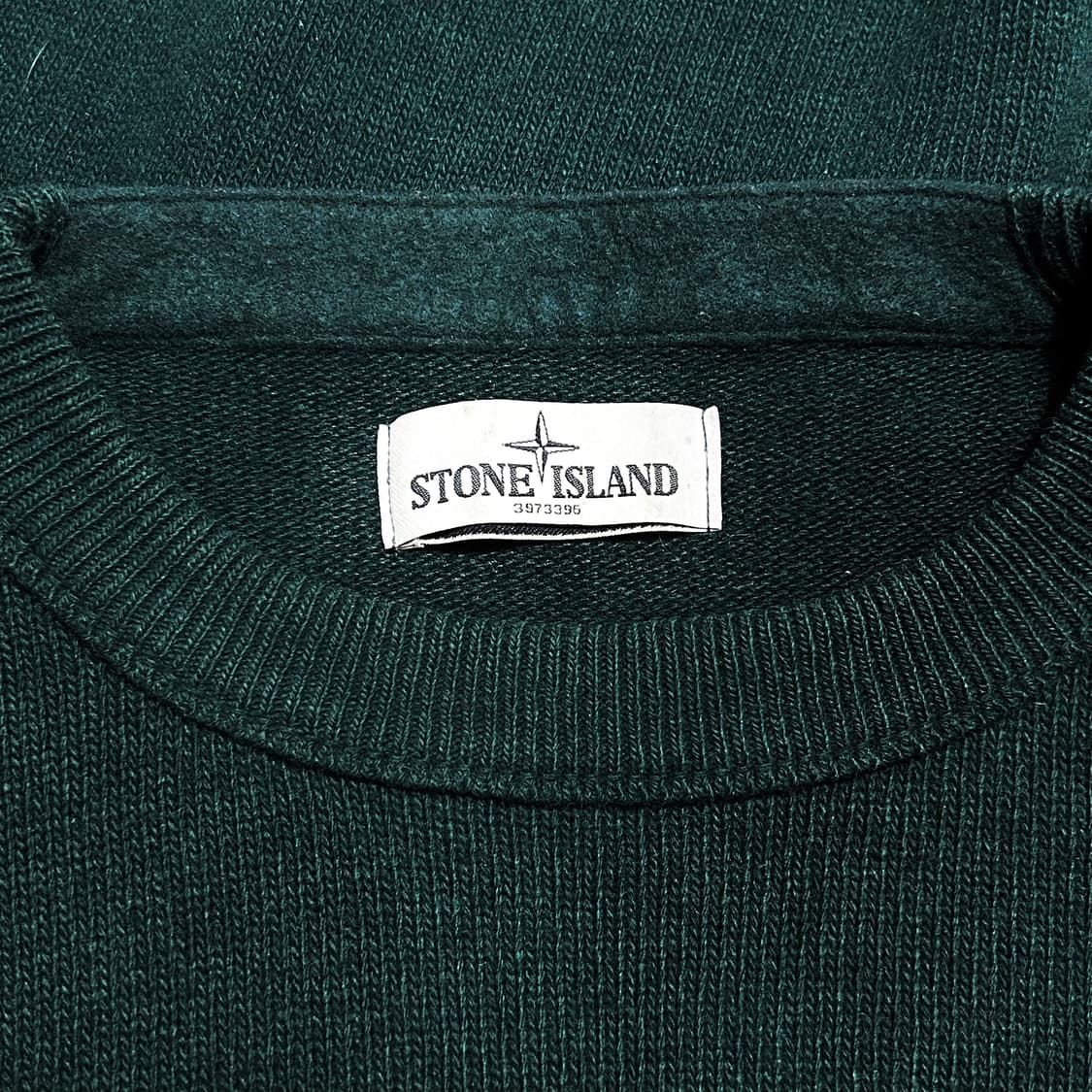 S 스톤아일랜드 그린 울 혼방 패치와펜 니트 상품이미지4