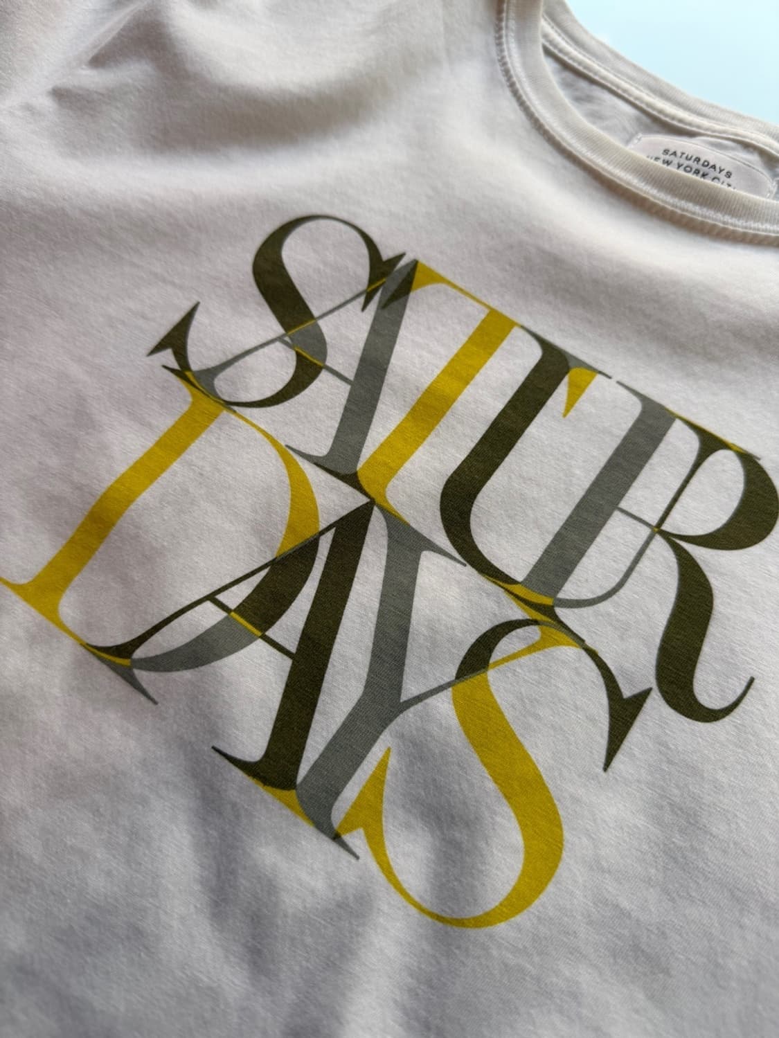 SATURDAYS NY CITY 그래픽 티셔츠 100ㅈ 상품이미지8
