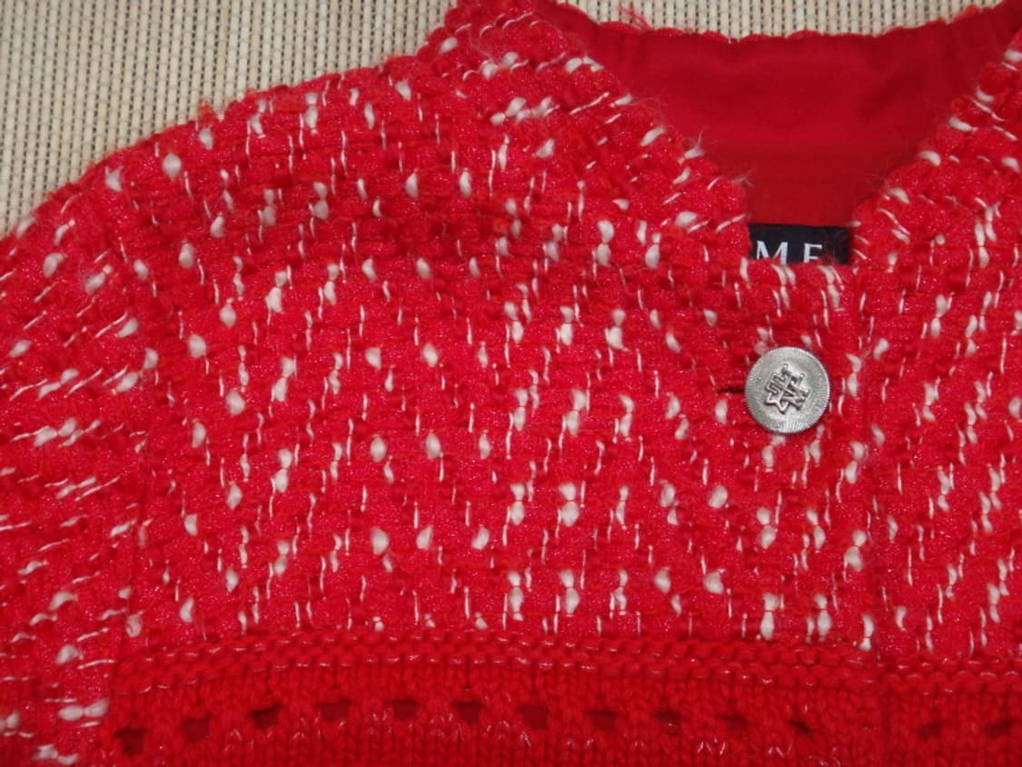 (82-94-160) 타임 TIME 울 실크 혼방 트위드 자켓 상품이미지3