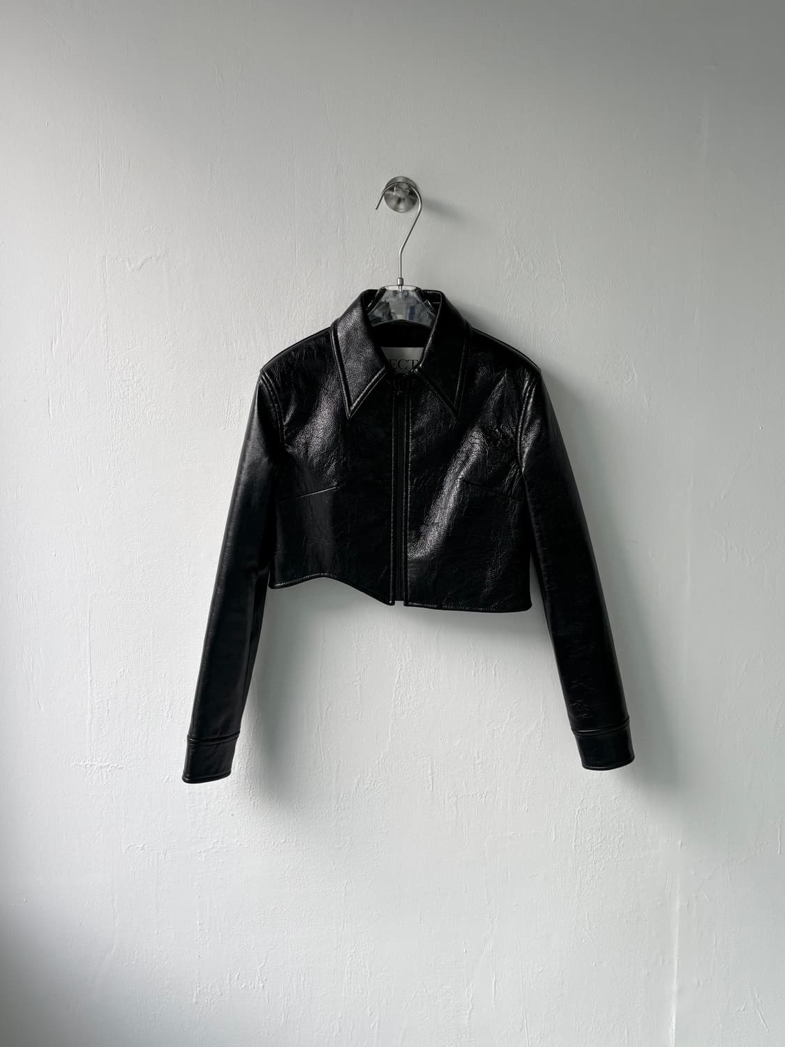 렉토 23aw 폴리 레더 블루종 상품이미지1