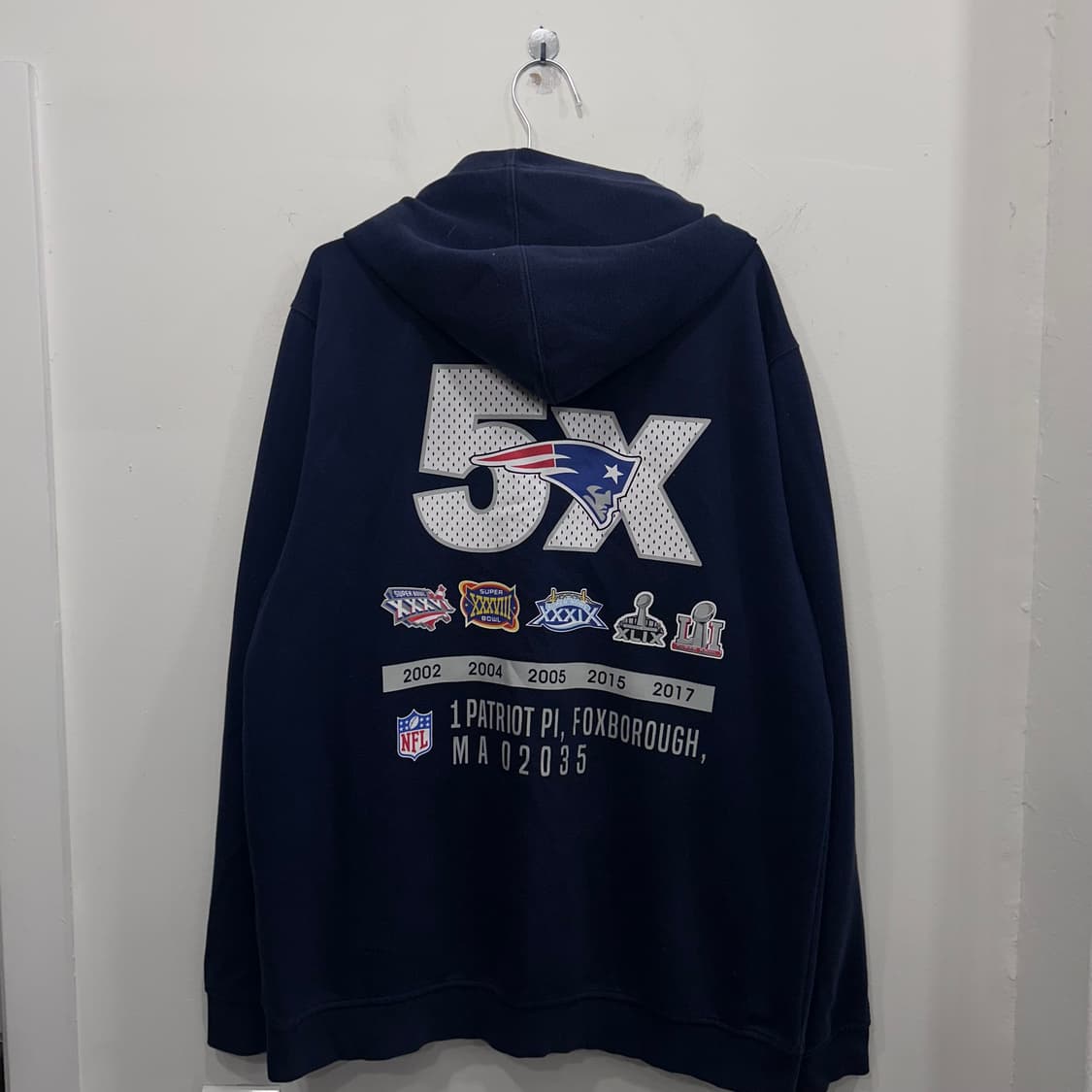 뉴에라 NFL 뉴잉글랜드 패트리어츠 코튼 후드티 상품이미지5