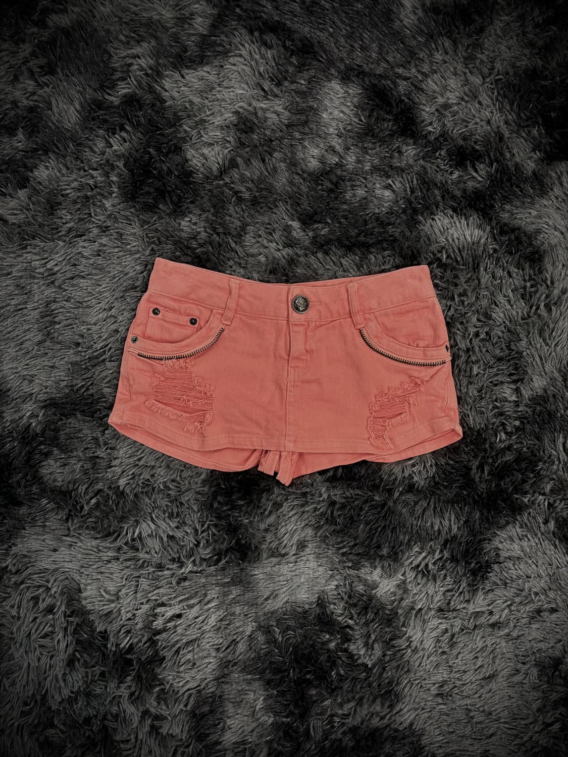 CECIL McBEE 핑크 데님 숏팬츠 상품이미지1