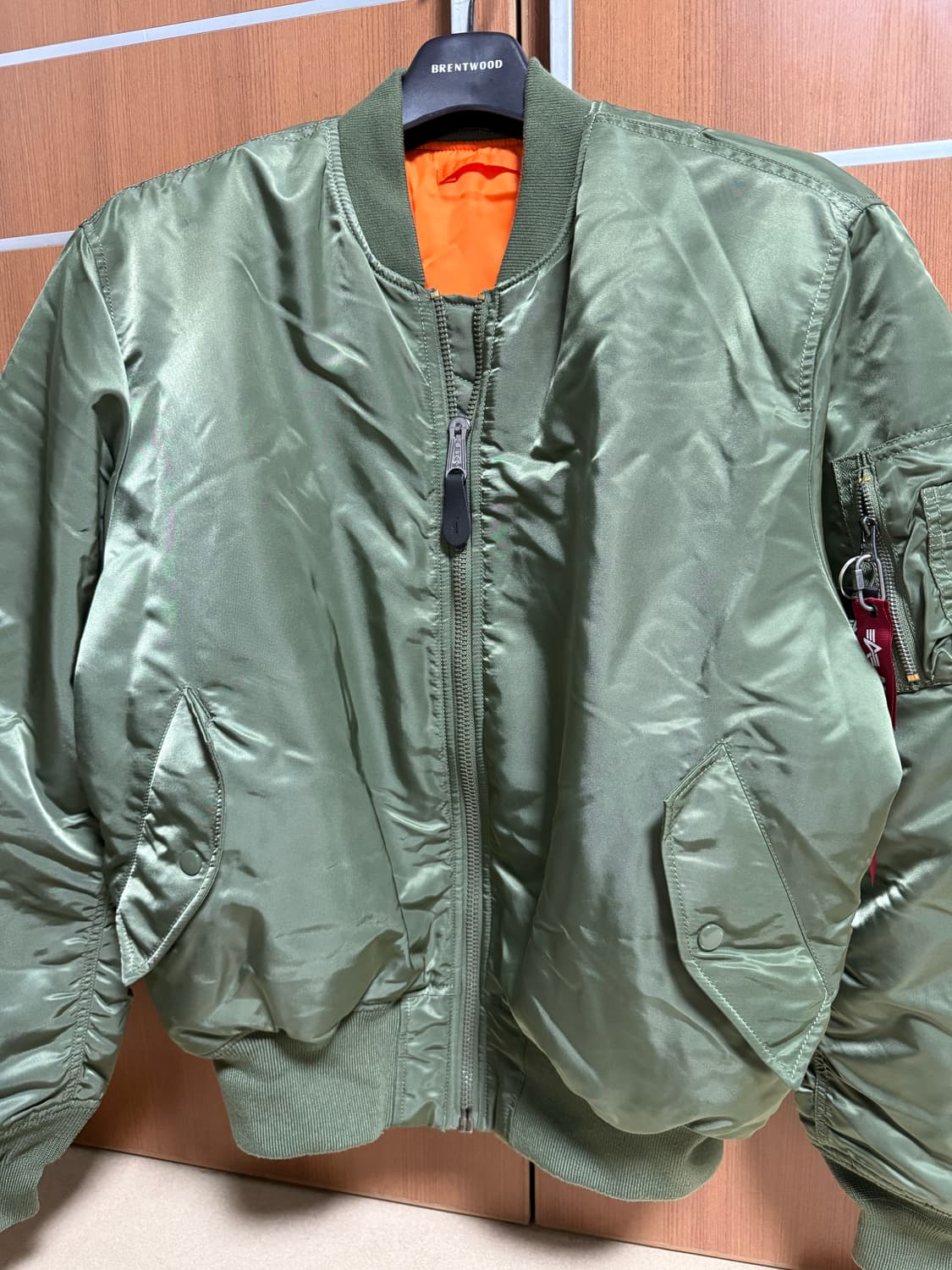 알파인더스트리 ma-1 XL 카키 상품이미지1