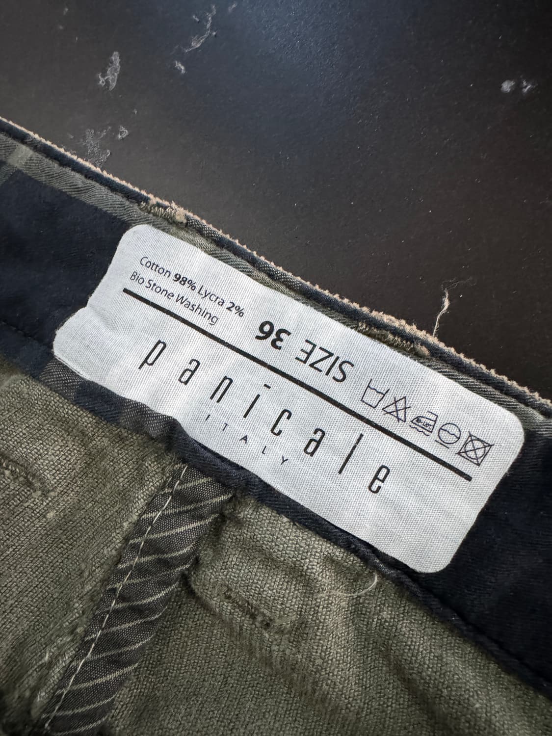 남성 빠니깔레 클래식 코듀로이 팬츠 카키 37인치 상품이미지3