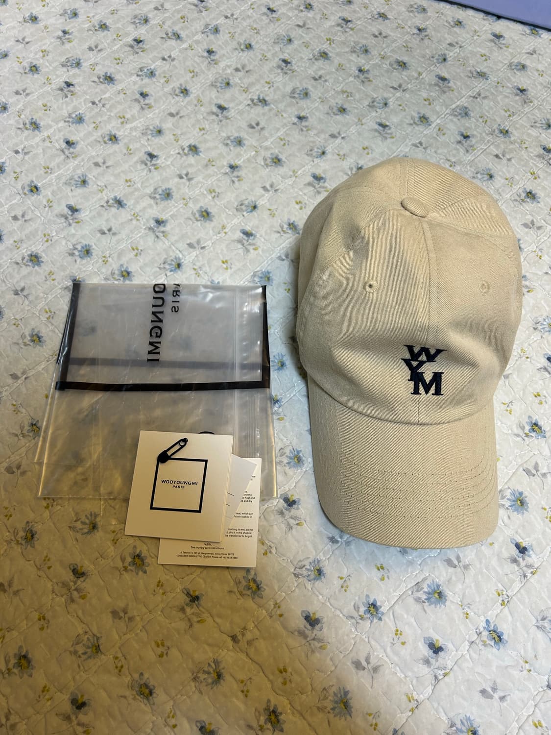 22FW 우영미 베이지 볼캡 상품이미지2