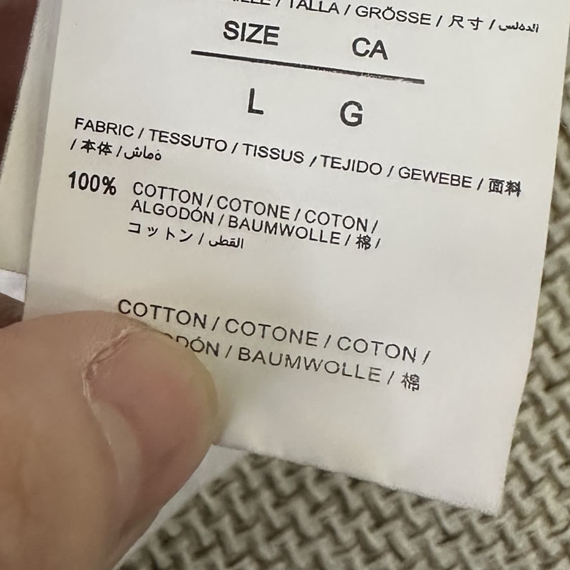 L 빈티지 화이트 플라스틱 반팔 0407D 상품이미지3