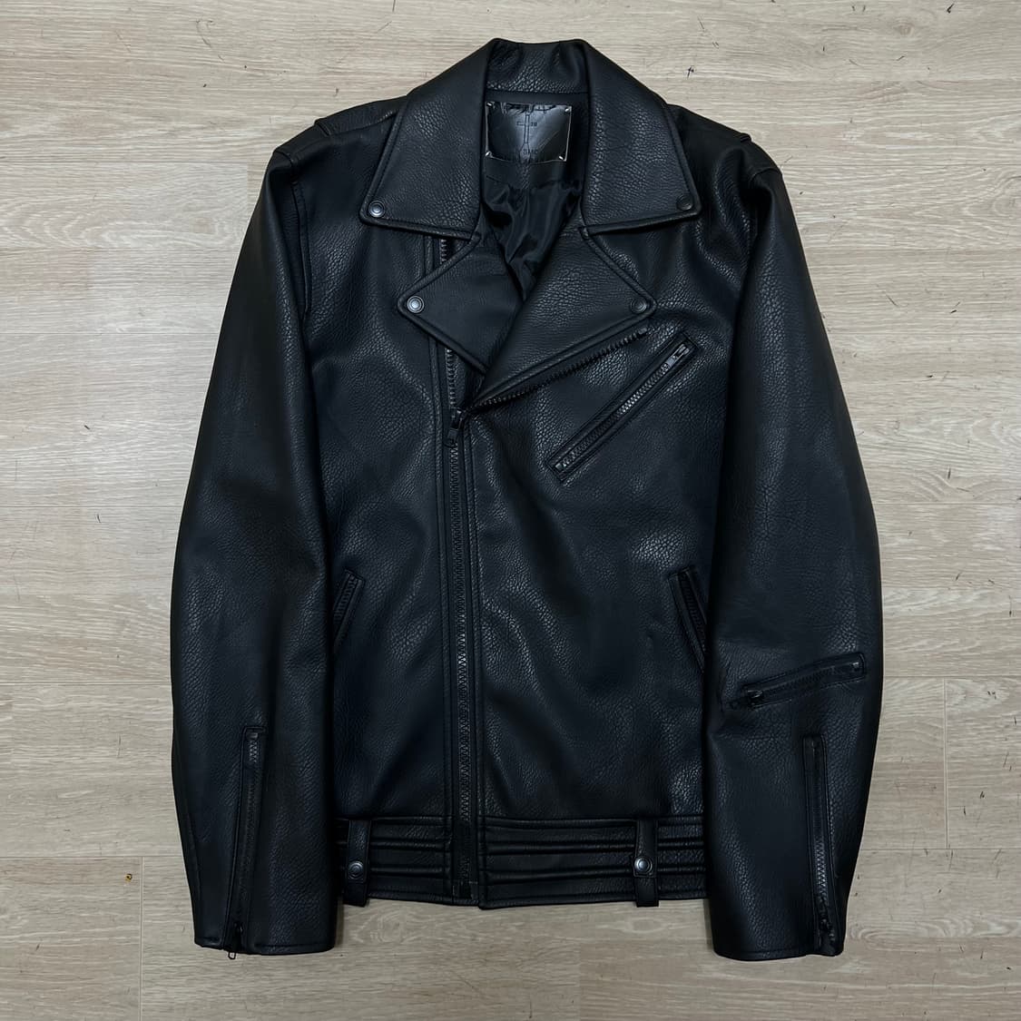 헤비스모커 무광 레더 라이더 가죽자켓 [블랙] XL/105 상품이미지1
