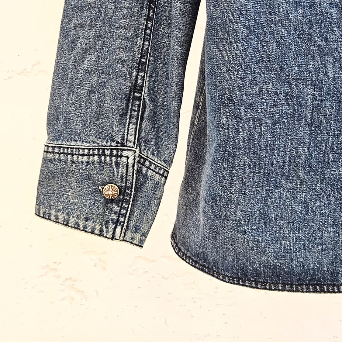 [M] 크롬하츠 카펜터 워크독 데님 자켓 B1213C174 상품이미지4