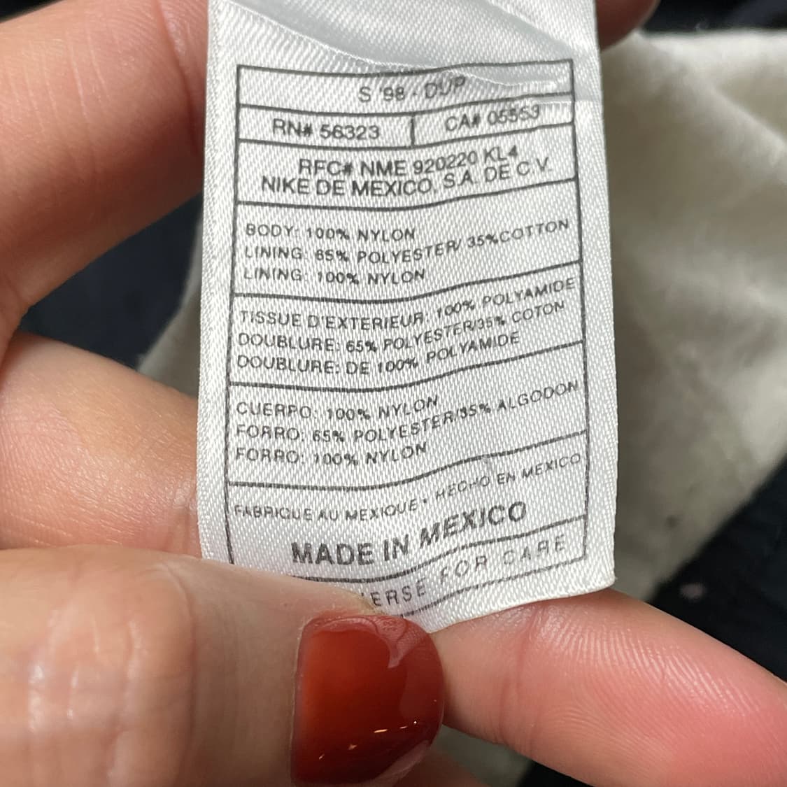 NIKE 1990s 나이키 빈티지 블랙 윈드브레이커 A00389 상품이미지10