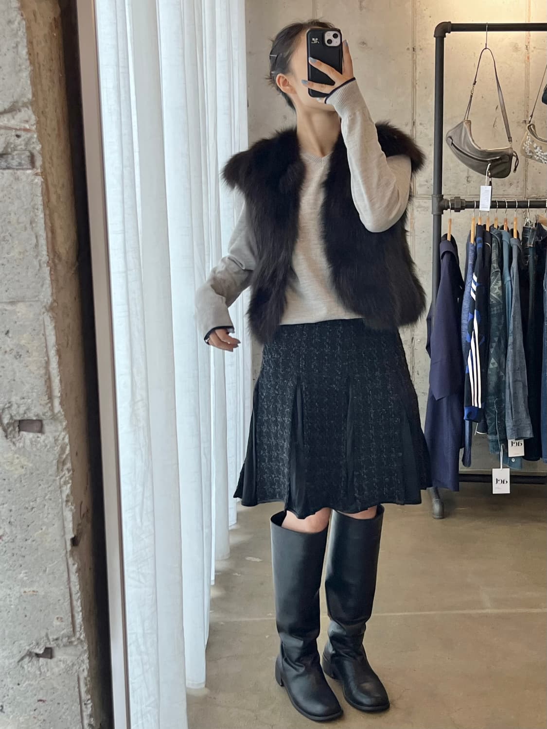 DES PRES 폭스 퍼 베스트 상품이미지1