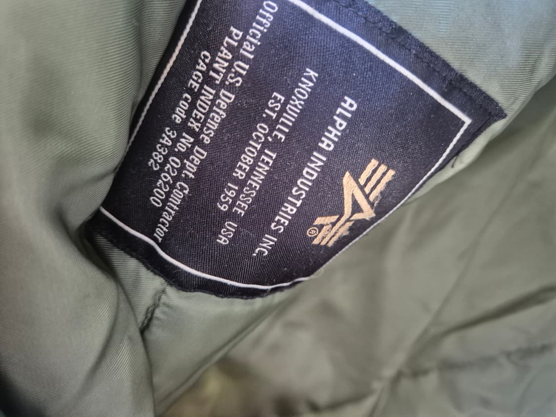알파인더스트리 N-3B 파카 L 사이즈 카키색 상품이미지9