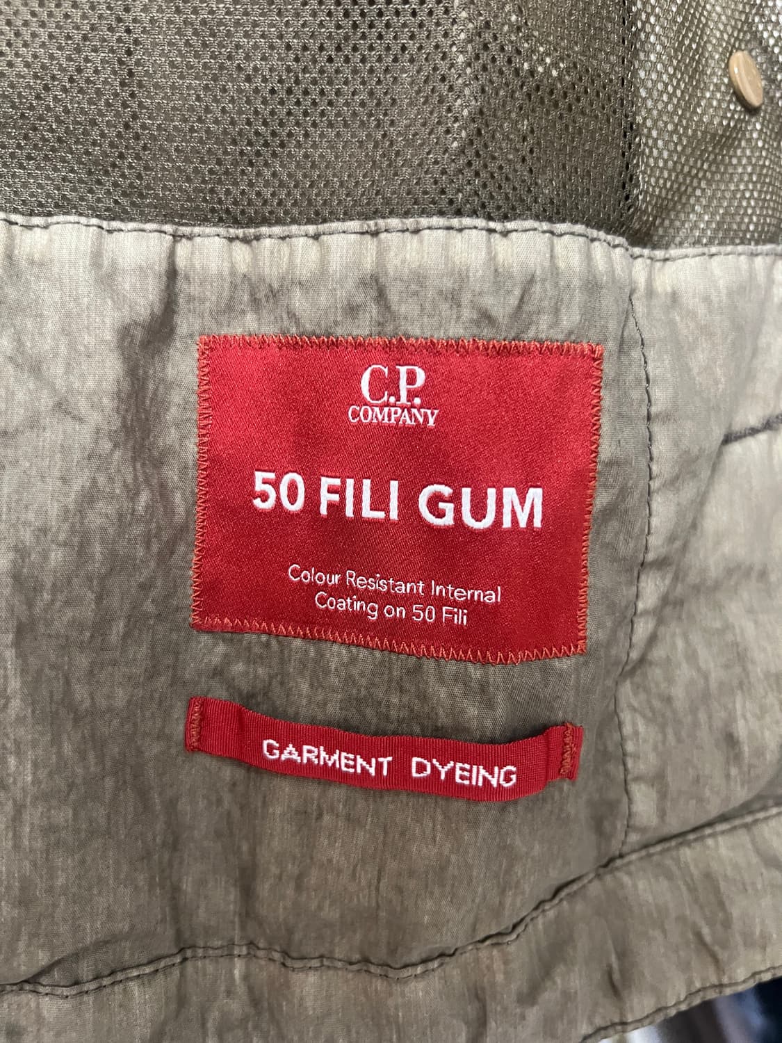 CP 컴퍼니 50 FILI GUM 고글 자켓 L사이즈 상품이미지3