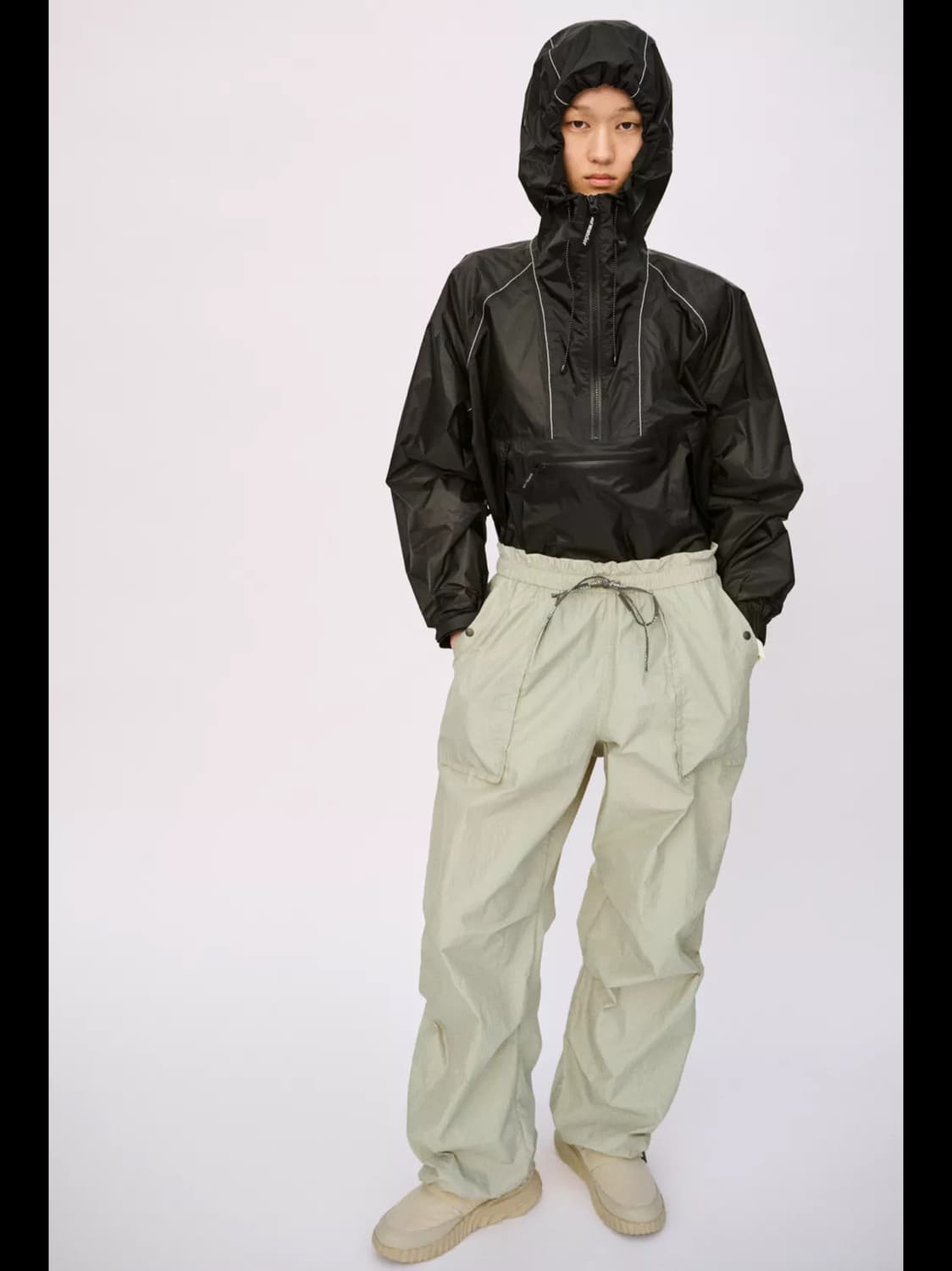 [S/XL] 자라x앤드 원더 리펠런트 트라우저 팬츠 상품이미지1