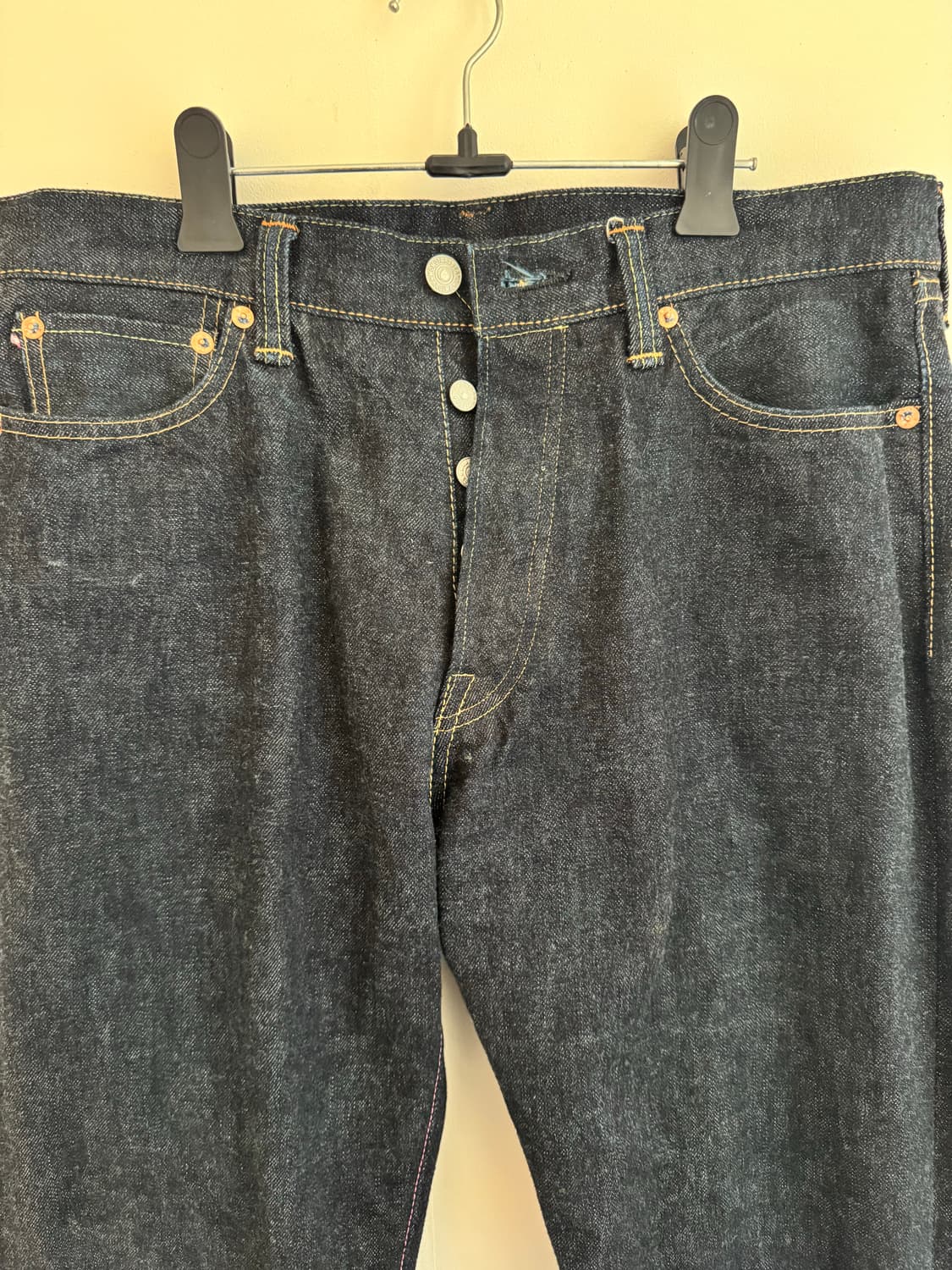 [32] 모모타로진 셀비지 데님팬츠 상품이미지6