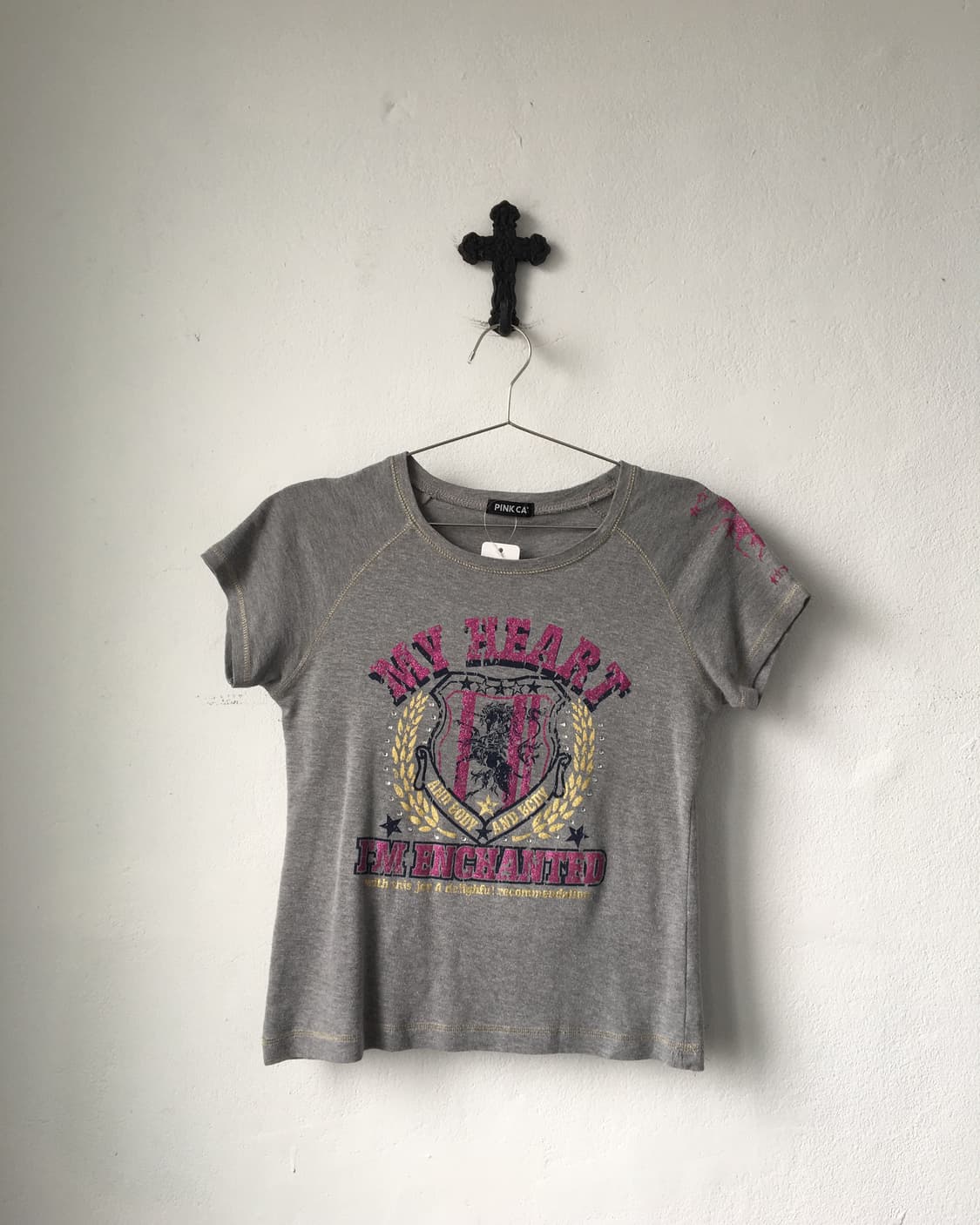 Glitter printing point t shirt 상품이미지1