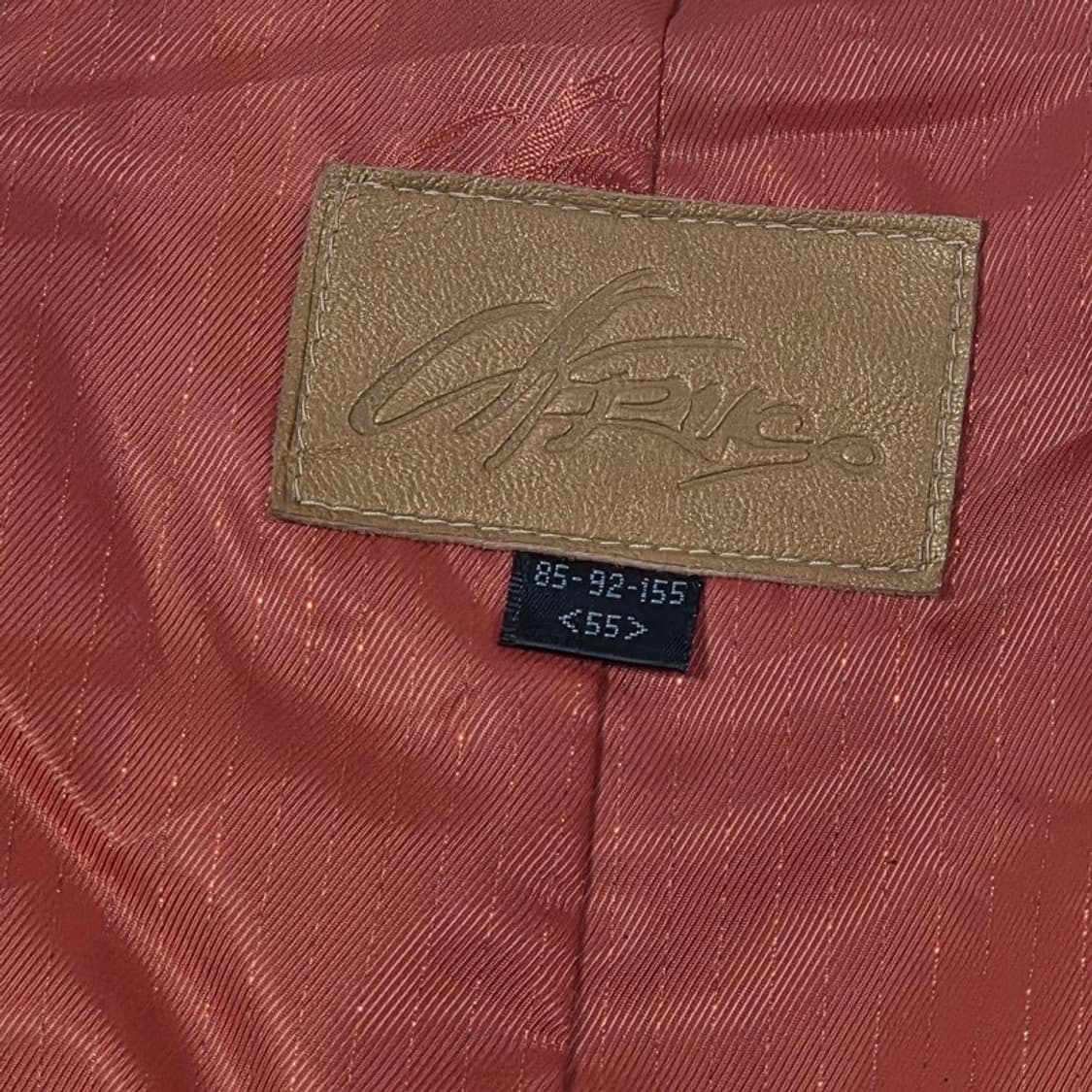 카루소 리얼 양가죽 100% 견장 숏 레더 자켓 55 상품이미지8