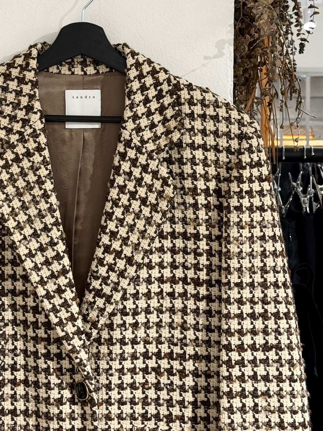 산드로 브라운 하운드투스 트위드 더블 자켓 상품이미지3