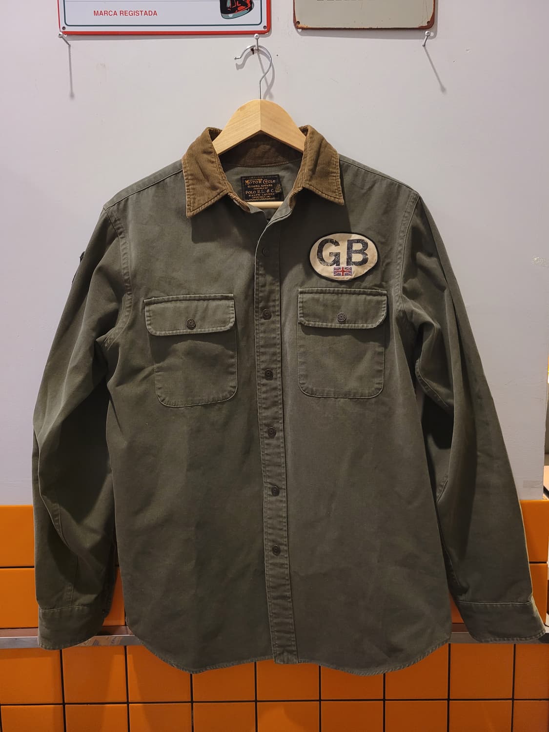 폴로 랄프로렌 모터 사이클 아카이브 워크셔츠 상품이미지1