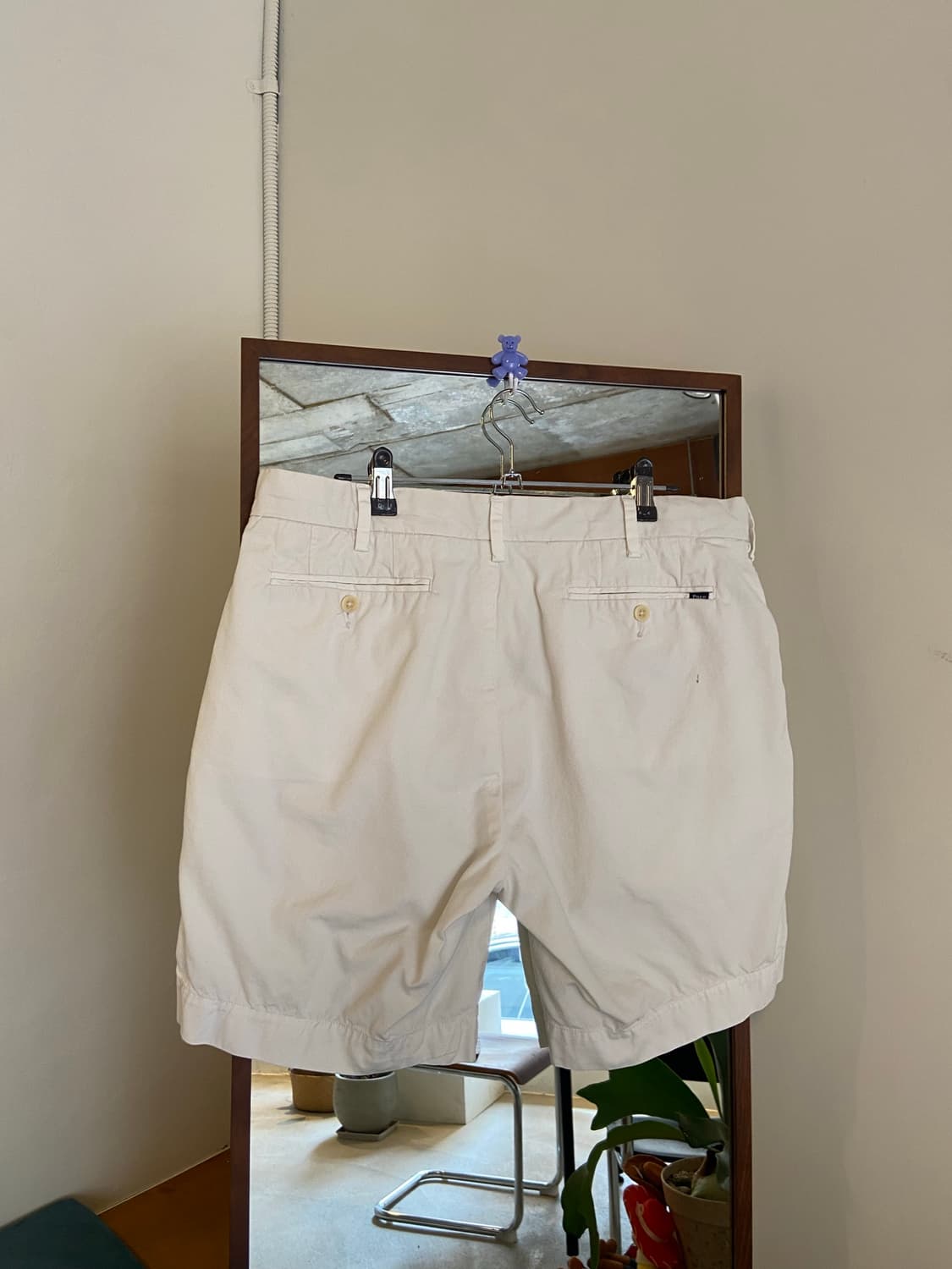 폴로 화이트 반바지 상품이미지3