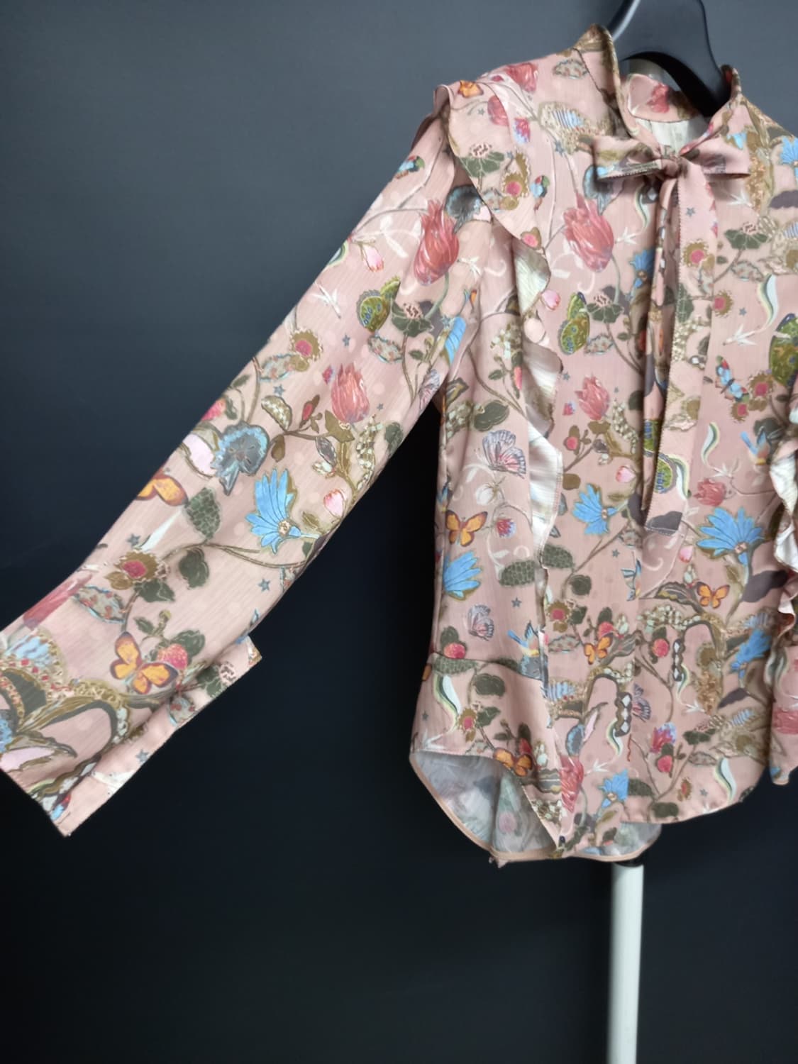 마인 MINE 춘하추 쉬폰 7부 블라우스 44-66 상품이미지5