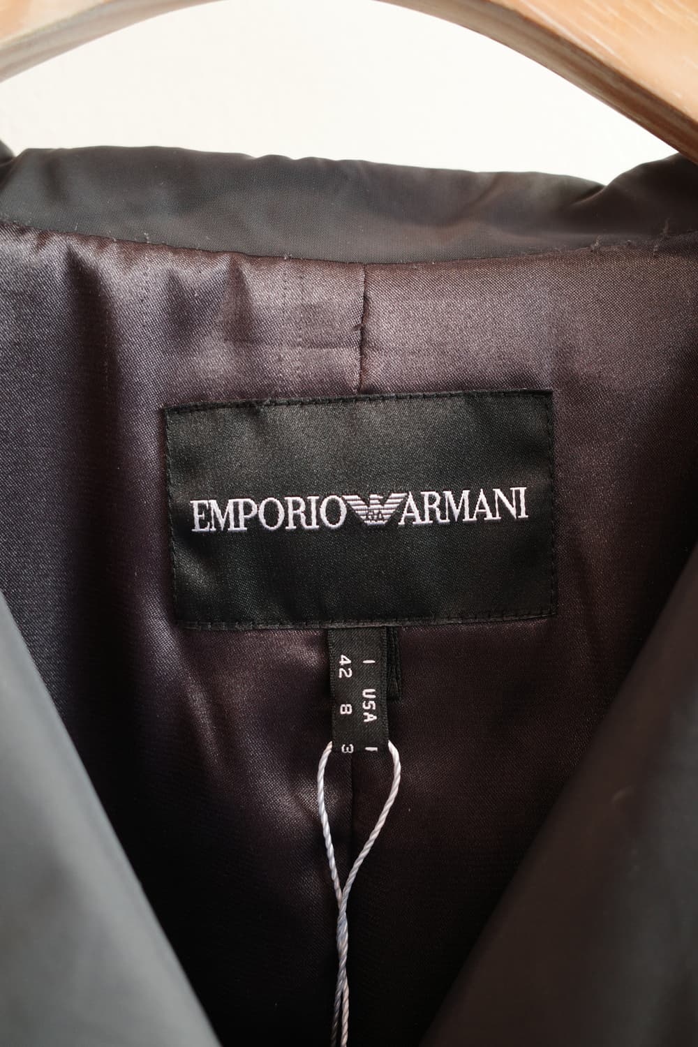 EMPORIO ARMANI 아르마니 사선 나일론 자켓 상품이미지3