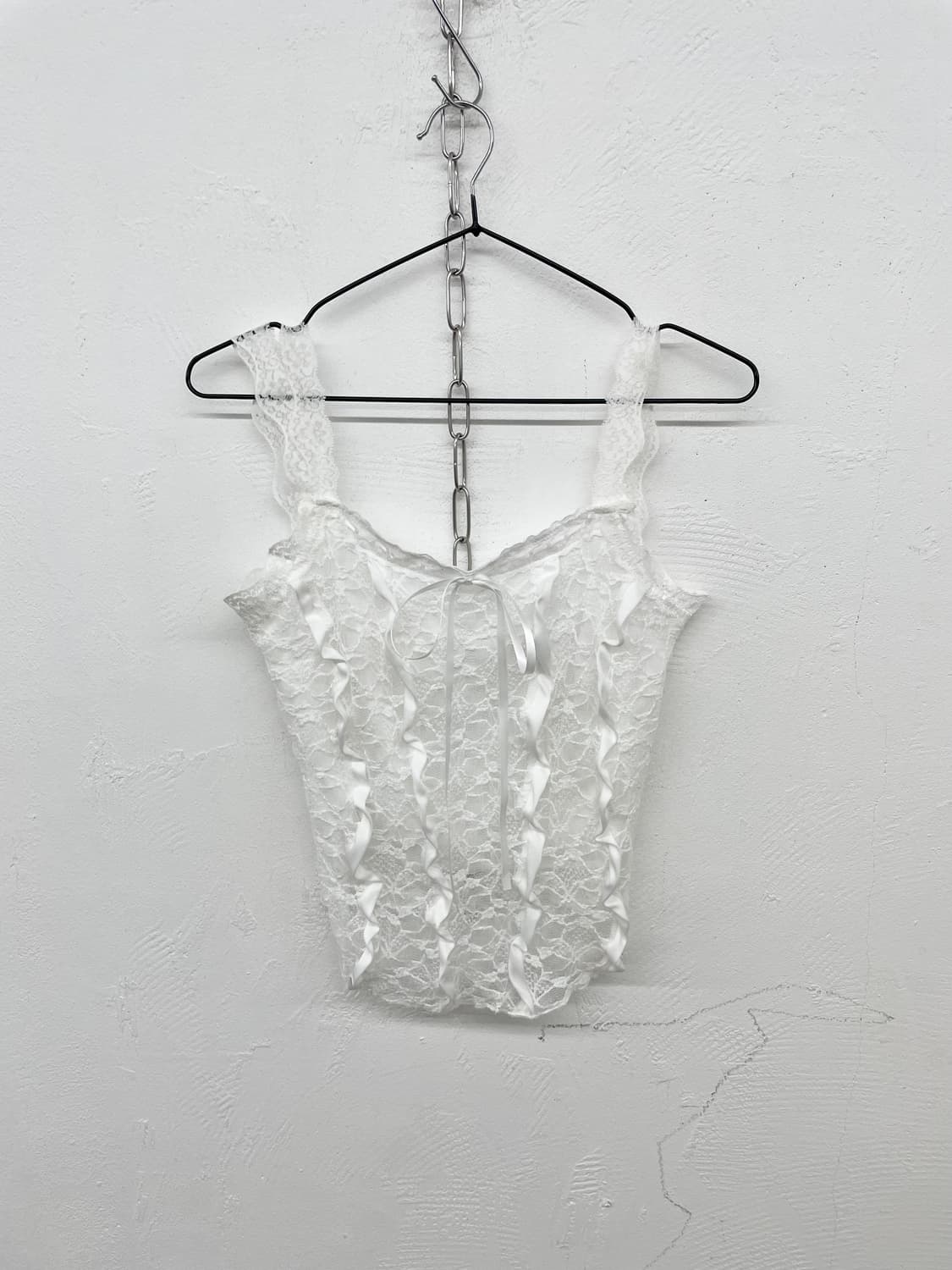 화이트페어리 레이스 탑 상품이미지4