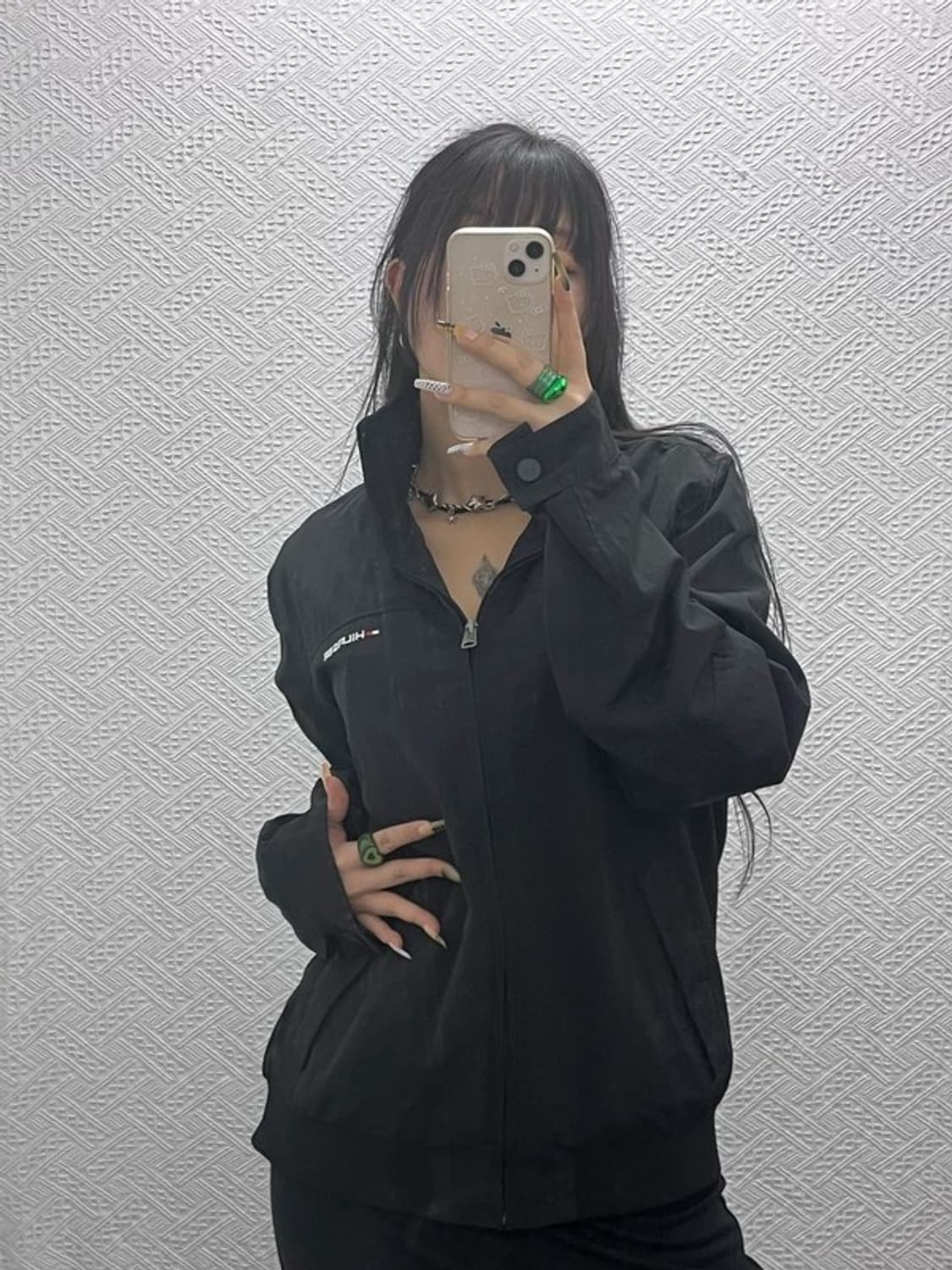 타미힐피거 올드스쿨 모던시크 캐주얼 바람막이 자켓 M C08106 상품이미지1